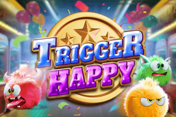 Slots Gossip 43 Trigger Happy slot game poster for blog demo and review
