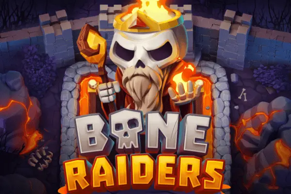 Slots Gossip 69 Bone Raiders slot game poster for blog demo and review