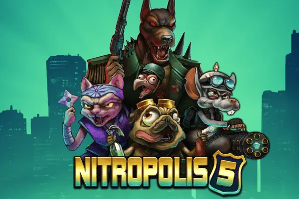 Slots Gossip 13 Nitropolis 5 slot game poster for blog demo and review